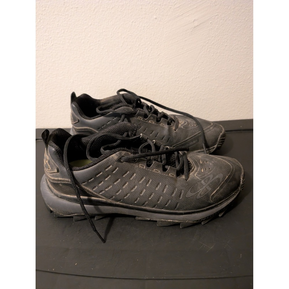 Boombah Mens 9 Dart Turf Shoes Black Baseball Softball Training BM17085 Size 9